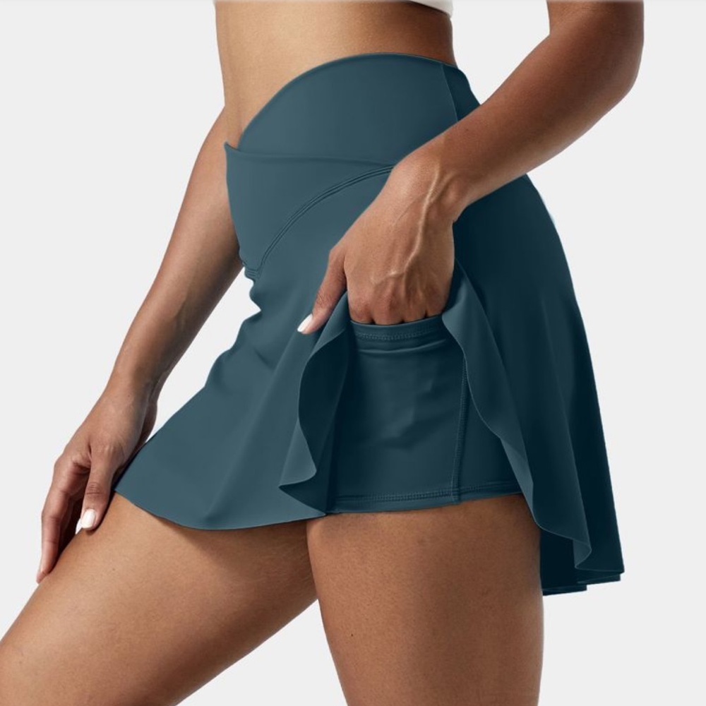HALARA | Everyday Softlyzero™ Airy Crossover 2-in-1 Cool Touch Tennis Skirt